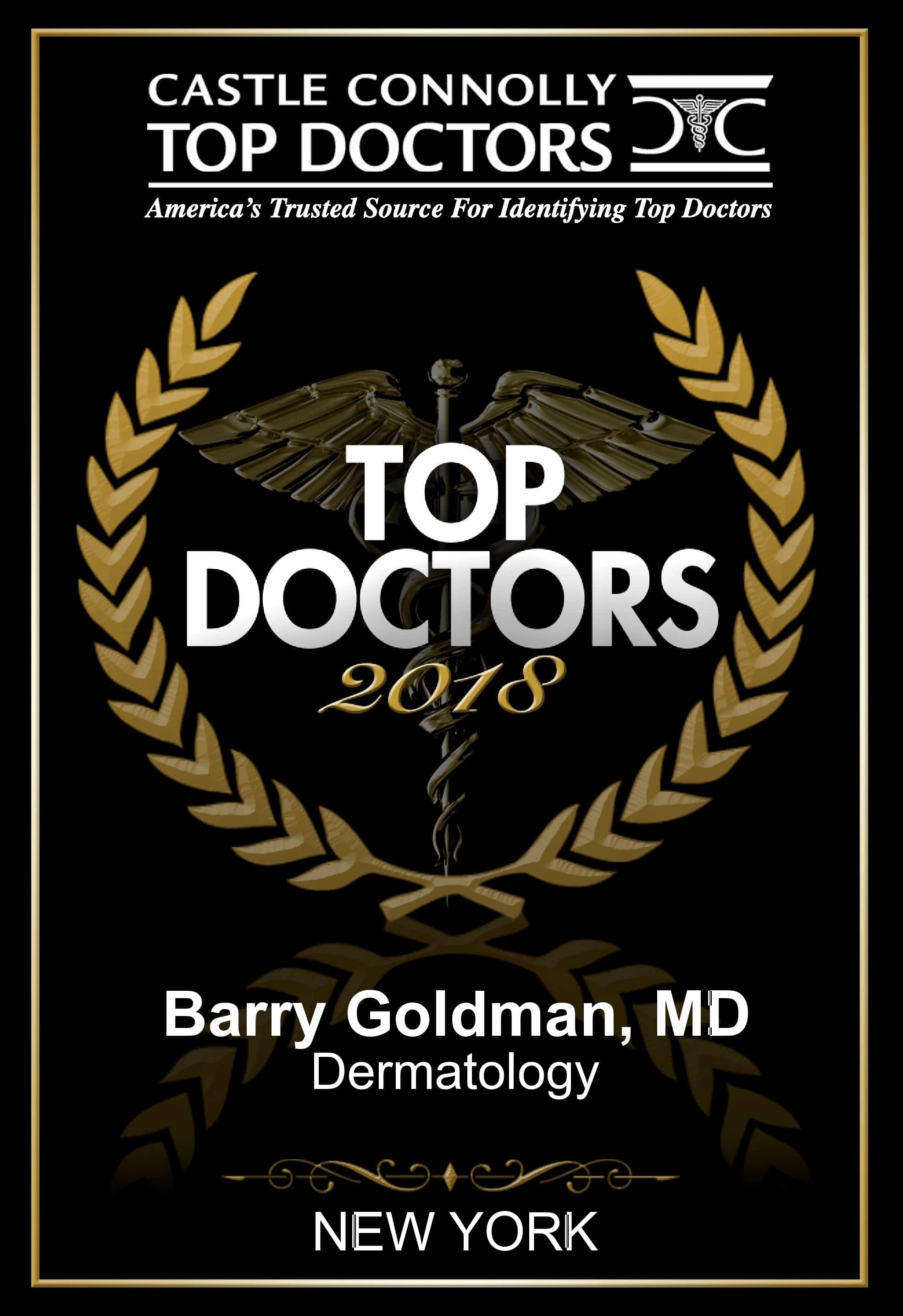 Dr. Barry Goldman | Castle Connolly Award | Mahattan